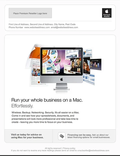 Apple Reseller emails