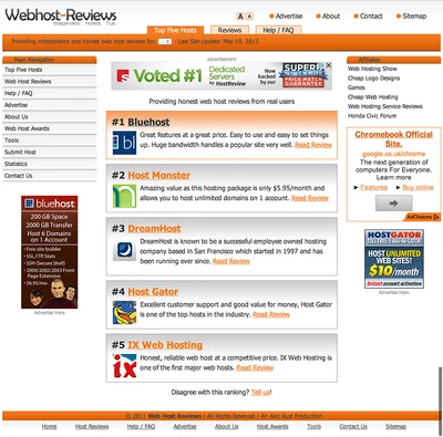 Webhost Reviews